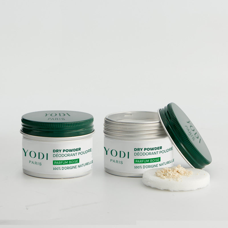 DUO Déodorants poudre Dry Powder Parfum Boisé
