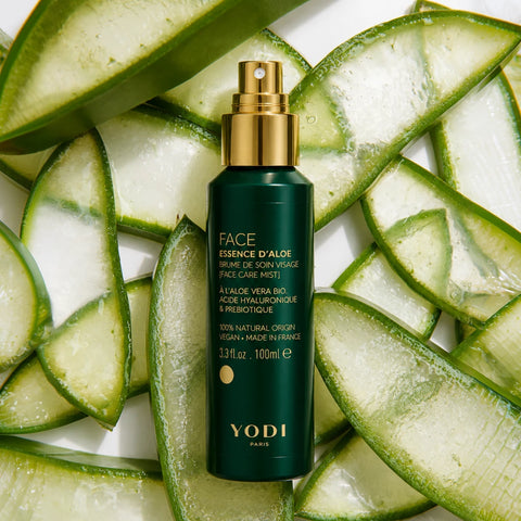 Brume visage Essence d'Aloe Yodi, flacon spray 100 ml, sans eau ni alcool
