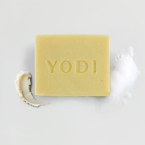 Savon surgras Peaux Sensibles Yodi au karité et sa mousse