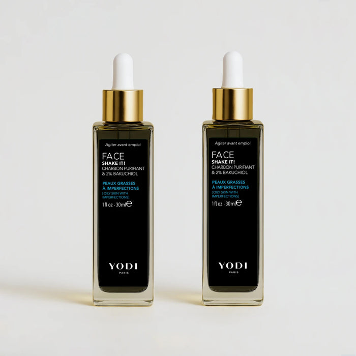 Duo de sérums en huile Anti Imperfections Shake It Yodi, flacons 30 ml